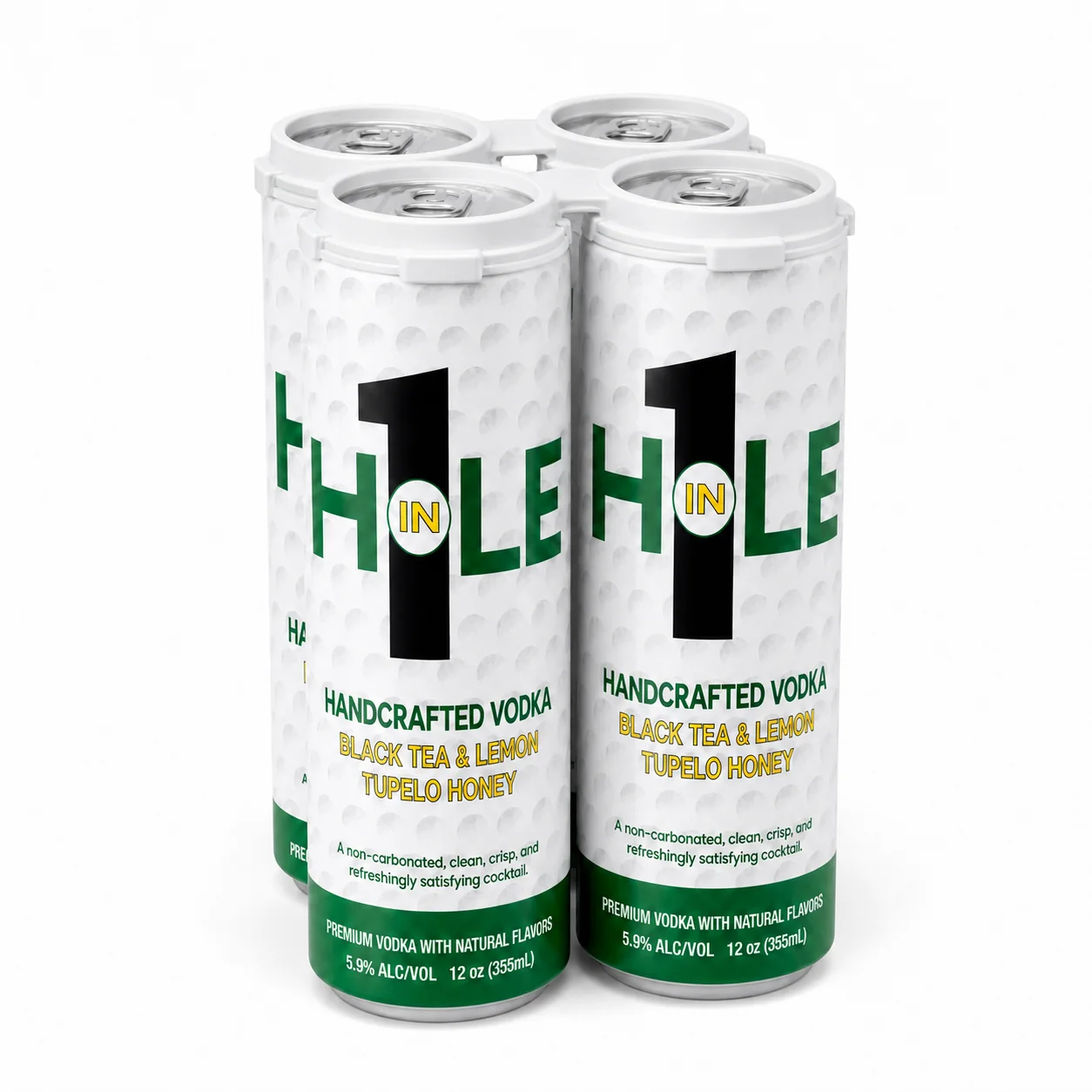 A four-pack carrier of Hole in 1.