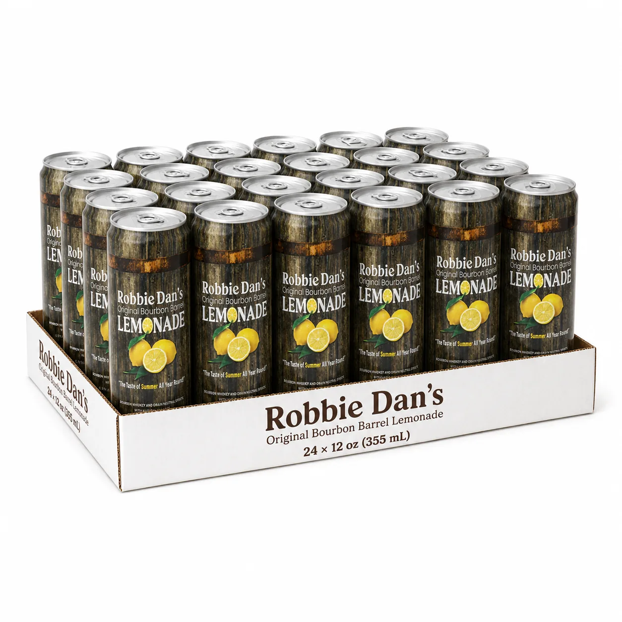 A tray of Robbie Dan’s served outdoors.